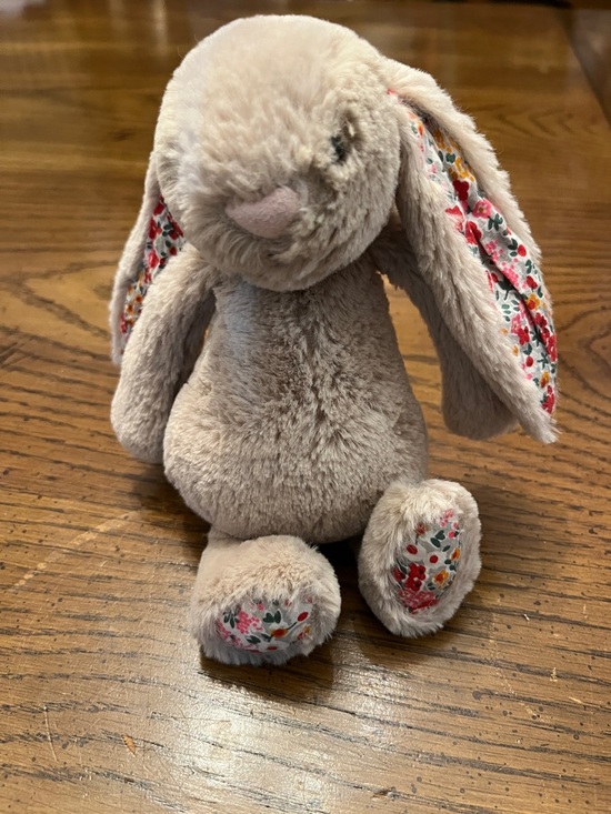 Jellycat Other - Jellycat Small Blossom Beige Bunny with Floral Ear & Paw Details